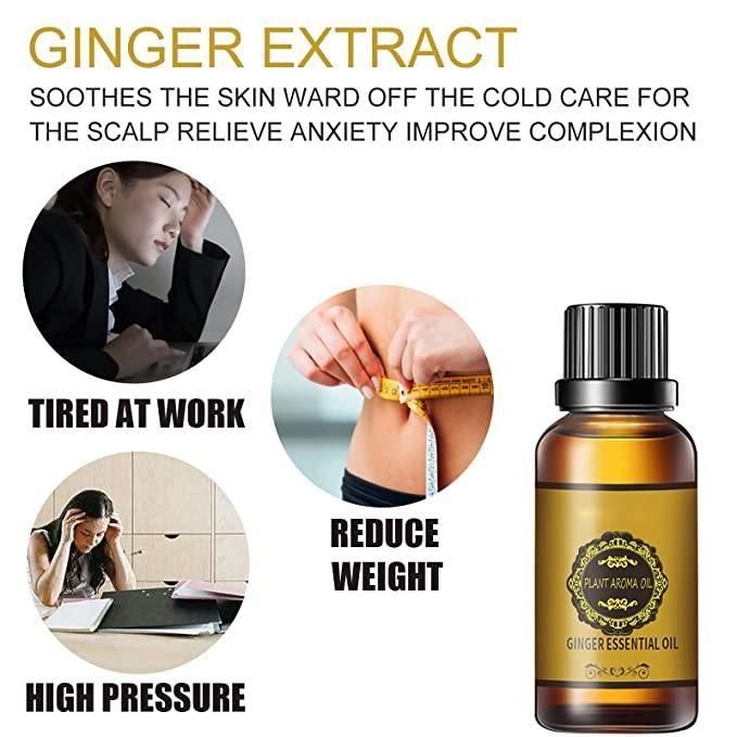 Belly Drainage Ginger Oil, Lymphatic Drainage Ginger Oil (10ML)