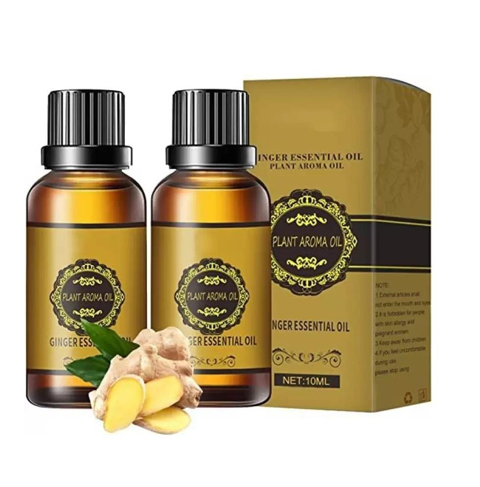 Belly Drainage Ginger Oil,Care for Skin (30ML) (Pack Of 2)