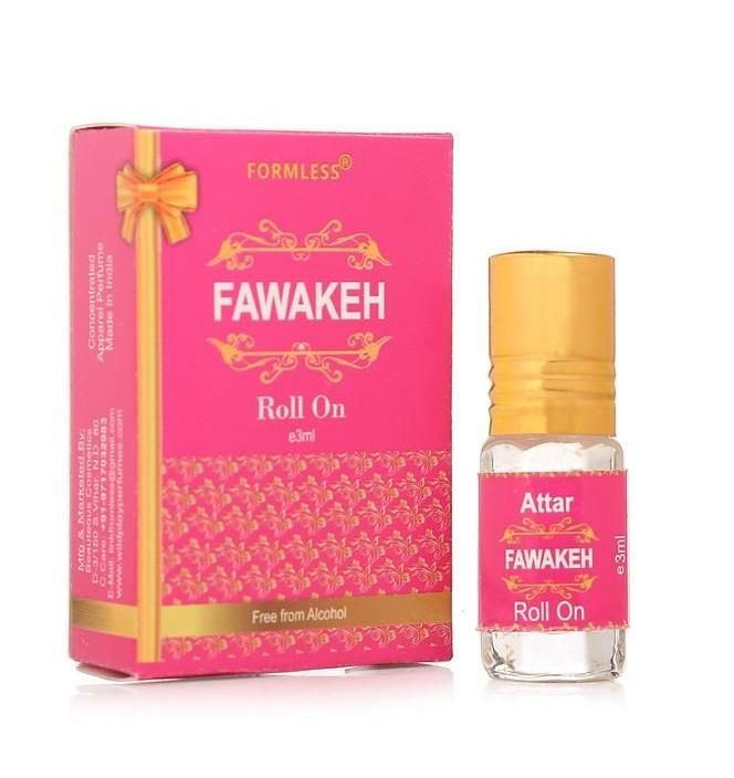 Silver Musk 3ml Attar 1pc. And Fawakeh 3ml Attar 1pc.