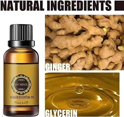 Belly Drainage Ginger Oil, Lymphatic Drainage Ginger Oil (10ML)