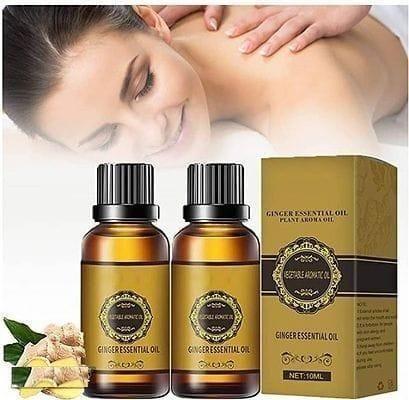 Belly Drainage Ginger Oil,Care for Skin (30ML) (Pack Of 2)