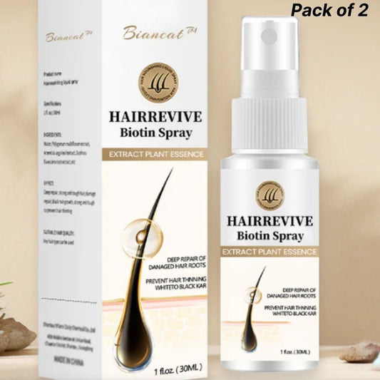 HairRevive Biotin Spray 50ml (Pack of 2)