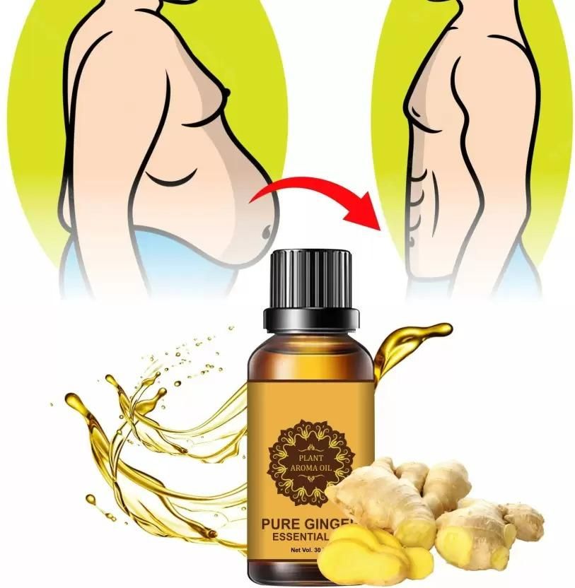 Belly Drainage Ginger Oil,Care for Skin (30ML) (Pack Of 2)